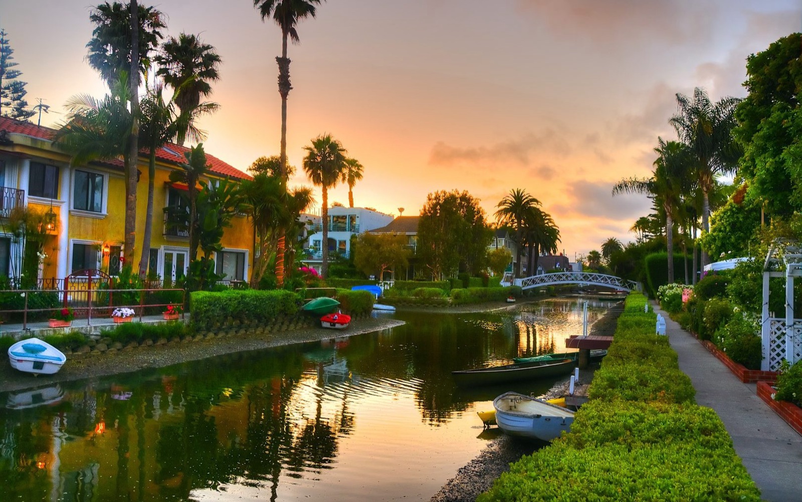 Venice Canals at sunset