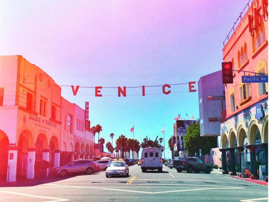 The Venice sign at Windward Avenue
