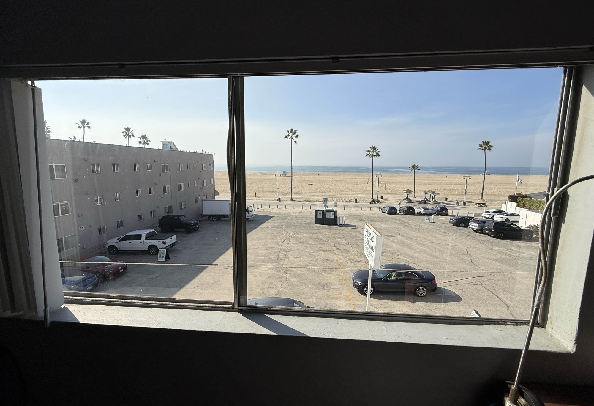 Ocean view from inside a residence at 18 Sunset Ave